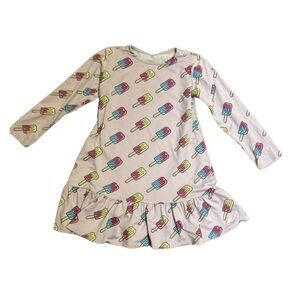 Pixielane Simply Soft popsicle long sleeve nightgown girls size 5 EUC